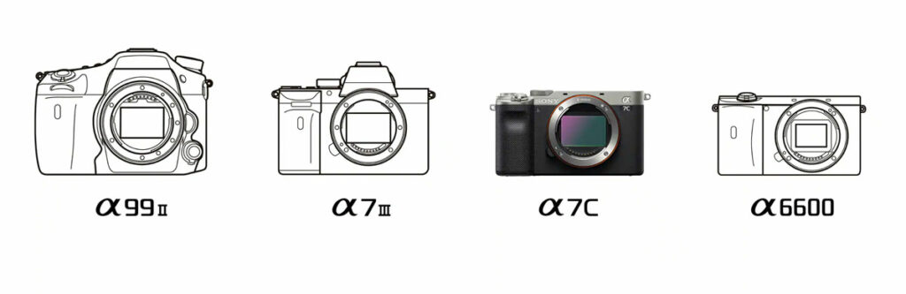 comparativa cámaras alpha Sony A7C 